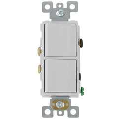BROAN-NUTONE Broan-NuTone P2RW 2-Function Rocker Switch Wall Control for Bathroom Exhaust Fan