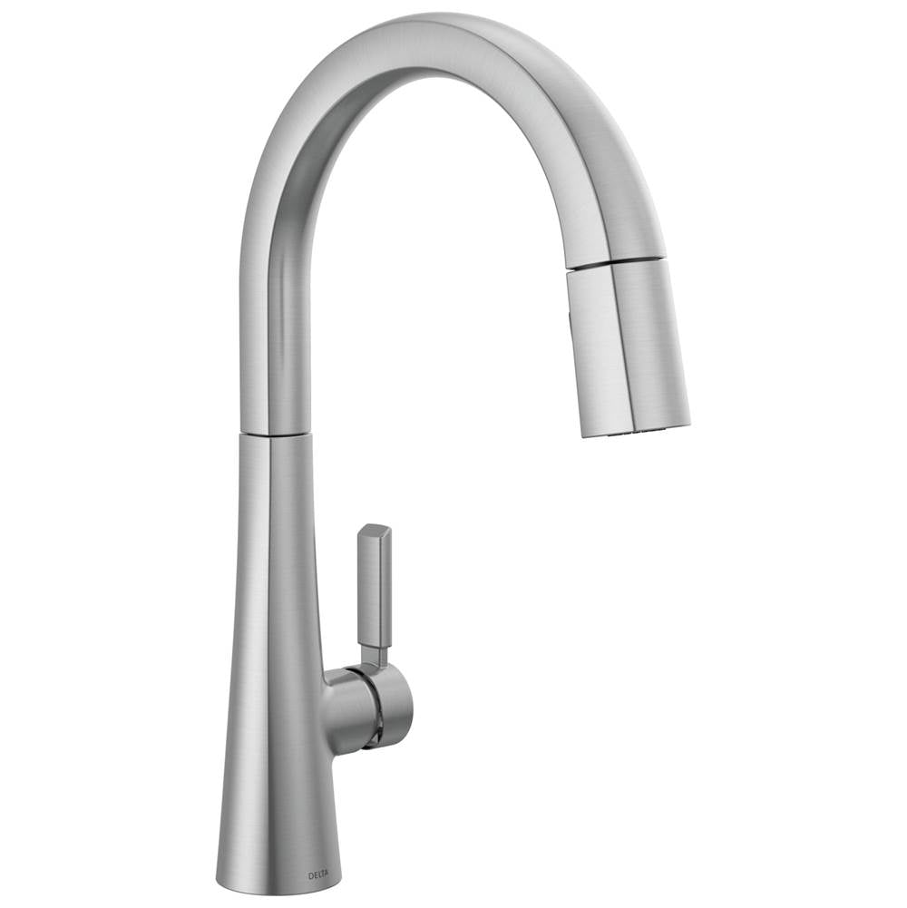 DELTA FAUCET Delta 9191-AR-PR-DST Monrovia Single Handle Pull-Down Kitchen Faucet
