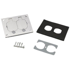LEGRAND Wiremold 828R-TCAL Aluminum Duplex Cover Plate 3.29 x 4.31 Replacement MPN