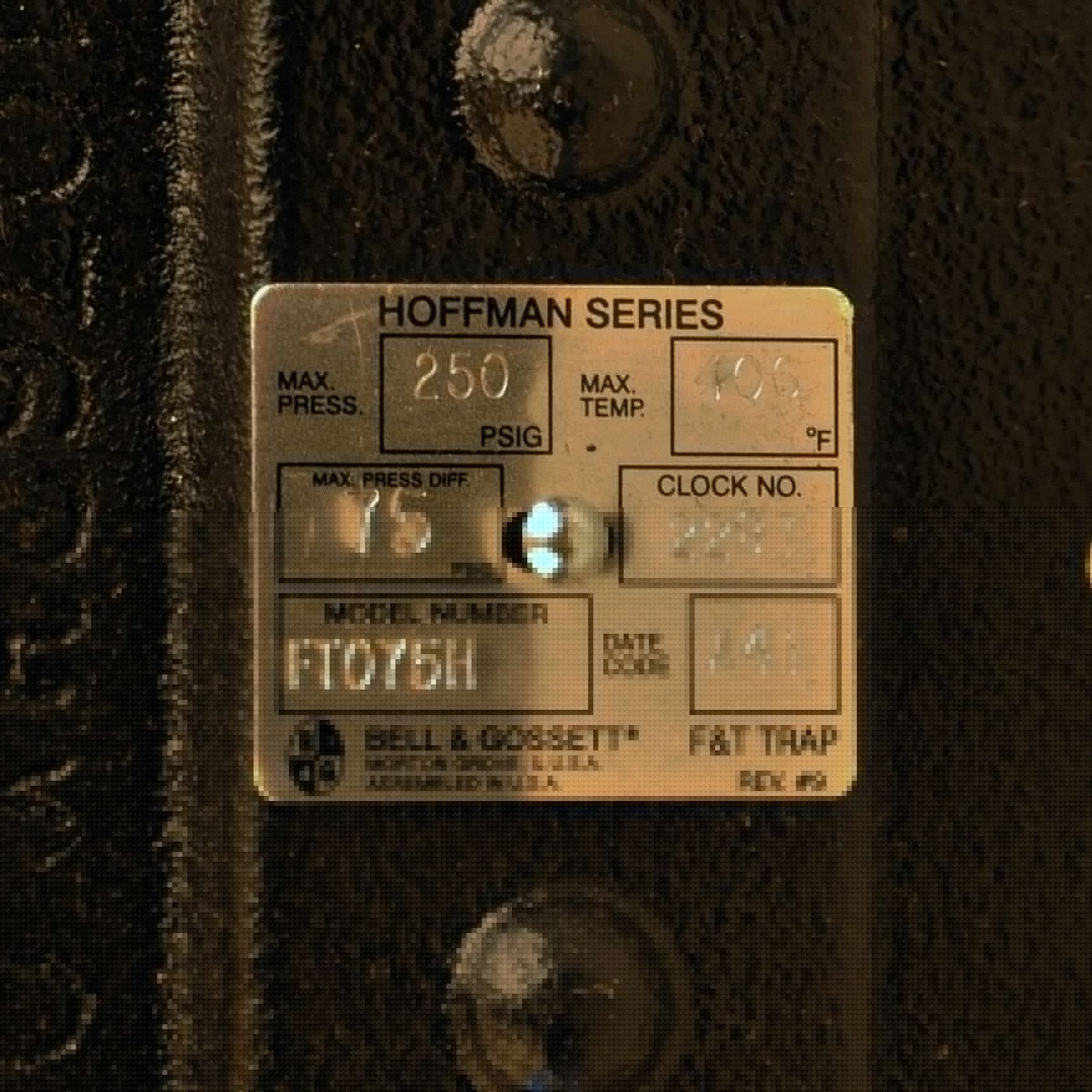 HOFFMAN Hoffman Specialty 604003 COVER ASM_FT075H 3/4 & 1