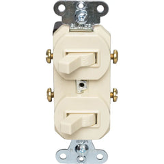 LEGRAND Pass & Seymour 690I 15A Non-Grounding Combination Switch 120/277 VAC Single-Pole