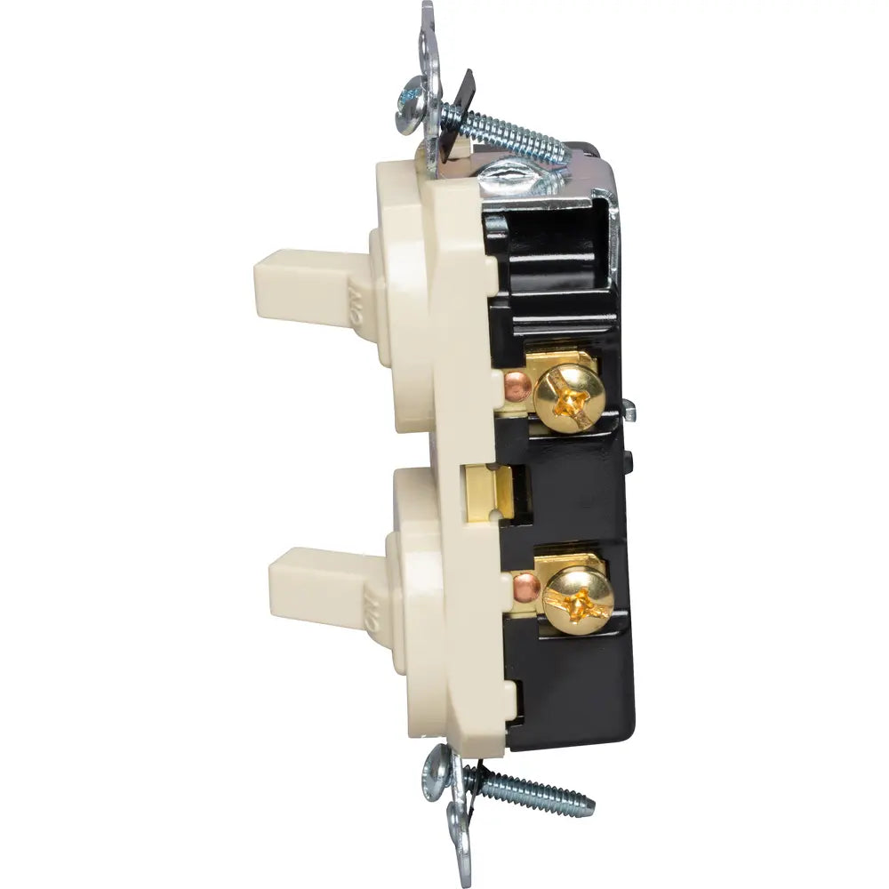 LEGRAND Pass & Seymour 690I 15A Non-Grounding Combination Switch 120/277 VAC Single-Pole