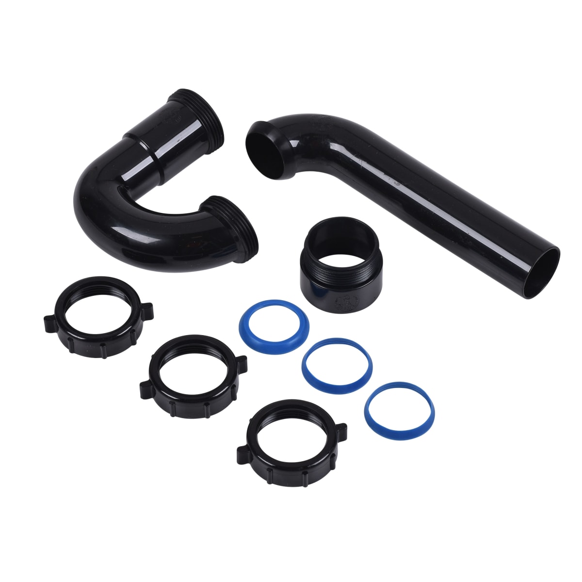 OATEY Dearborn A9704 1-1/2 in. Plastic P-Trap in Black