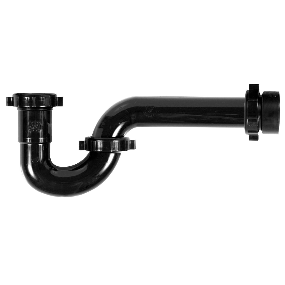 OATEY Dearborn A9704 1-1/2 in. Plastic P-Trap in Black