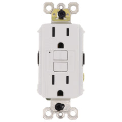 LEGRAND Pass & Seymour 1597-TRWRW Duplex GFCI Receptacle 15A 125V