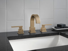 DELTA FAUCET Delta Faucet 3553LF-CZ Vero Two Handle Widespread Bathroom Faucet Champagne Bronze