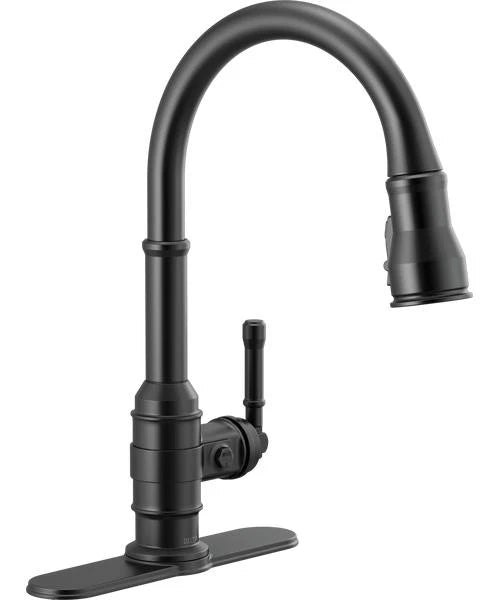 DELTA FAUCET Delta Faucet 9190-BL-DST Pull-Down Kitchen Faucet 1.8 gpm Flow Rate