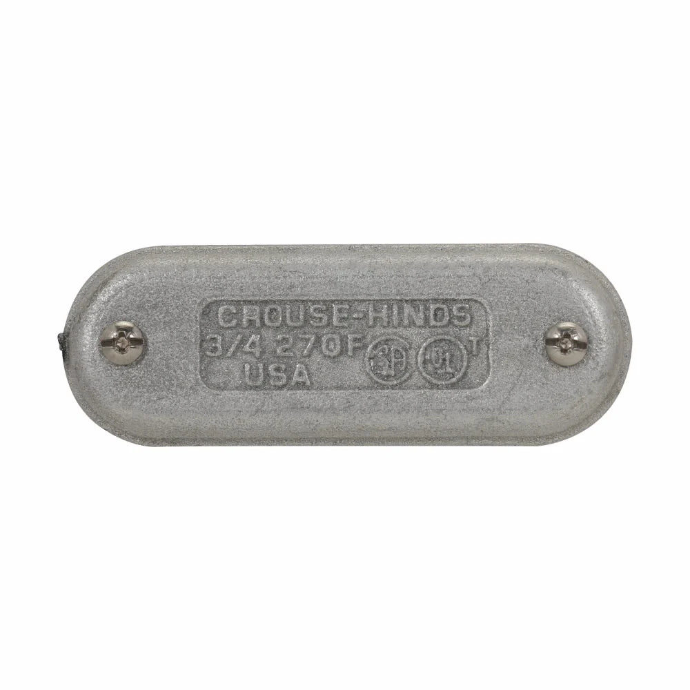 EATON Crouse-Hinds 270F 3/4 Cast Iron Form7 Wedge Nut Conduit Blank Cover