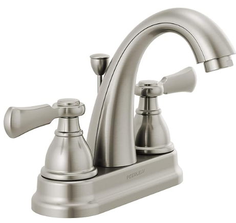 DELTA FAUCET Delta Faucet P2565LF-BN Peerless Elmhurst: Two-Handle Centerset Bath Faucet