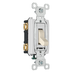 LEGRAND Pass & Seymour CSB20AC2LA Construction 2Pole Switch 20Amp 120/277Volt Light Almond