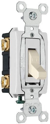 LEGRAND Pass & Seymour CSB20AC2LA Construction 2Pole Switch 20Amp 120/277Volt Light Almond