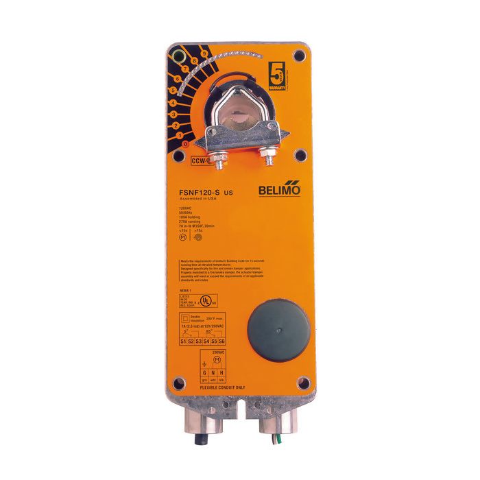 BELIMO Belimo FSNF24US Fire And Smoke Actuator, 70 in-lb