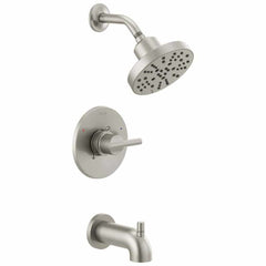 DELTA FAUCET Delta Faucet 144749 Nicoli 14 Series Single-Handle Tub and Shower Trim Kit with 5-Spray H2Okinetic Shower Head (Shower Valve Included)