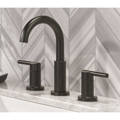 DELTA FAUCET Delta Faucet 35749LF-GZPD Nicoli Two Handle Widespread Pull-Down Bathroom Faucet in Matte Black / Champagne Bronze