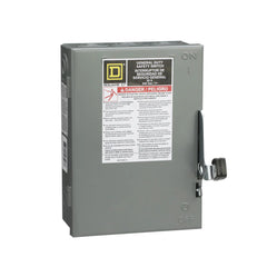 SCHNEIDER ELECTRIC Square D D321N Safety Switch Fusible 30A 3P NEMA-1 240V