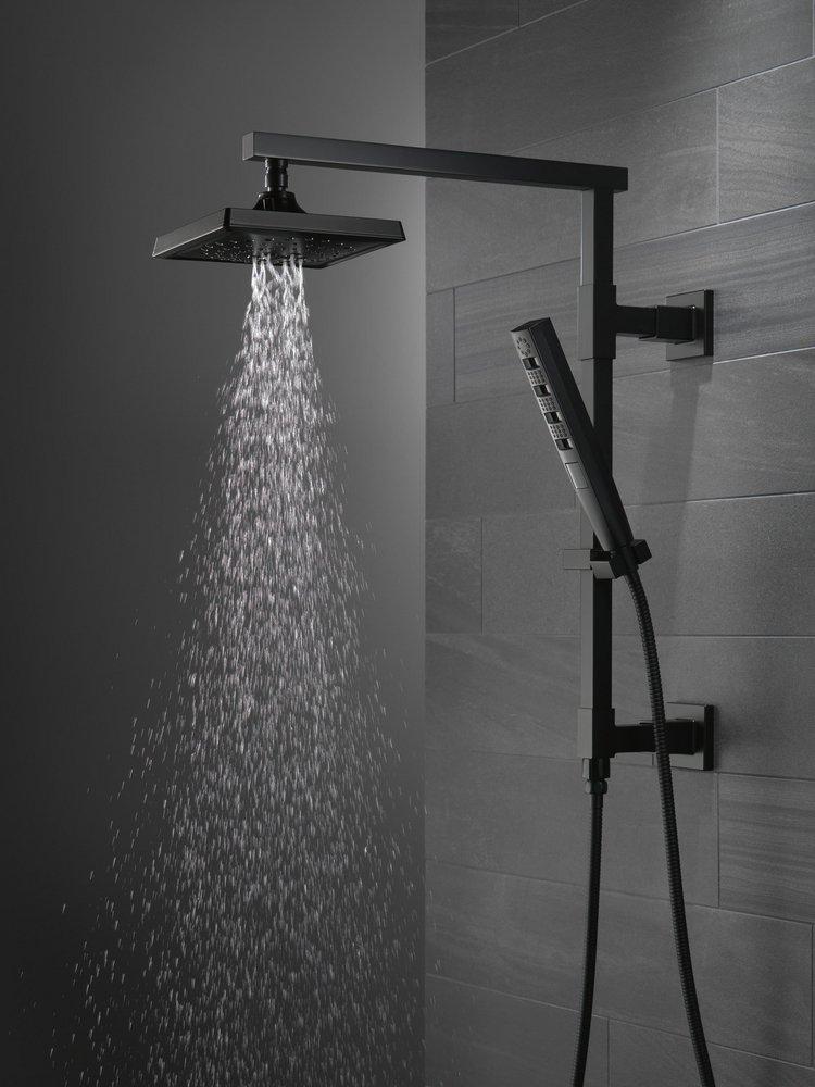 DELTA FAUCET Delta Faucet 58410-BL Emerge No Handle Multi Function Shower System in Matte Black