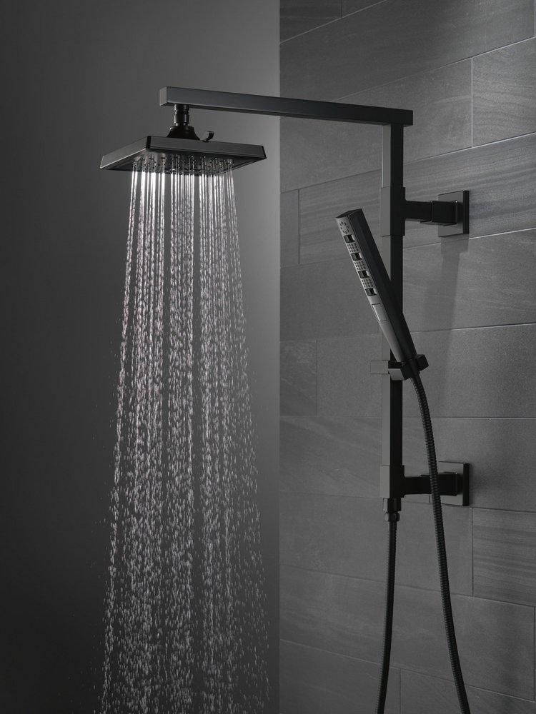 DELTA FAUCET Delta Faucet 58410-BL Emerge No Handle Multi Function Shower System in Matte Black