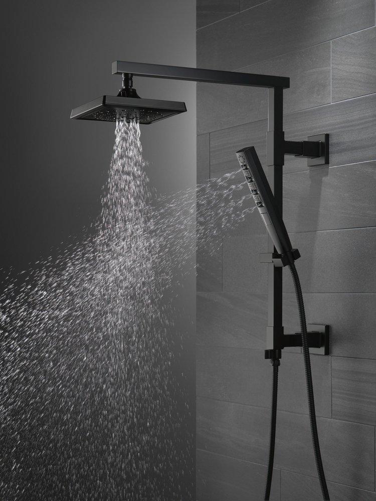 DELTA FAUCET Delta Faucet 58410-BL Emerge No Handle Multi Function Shower System in Matte Black