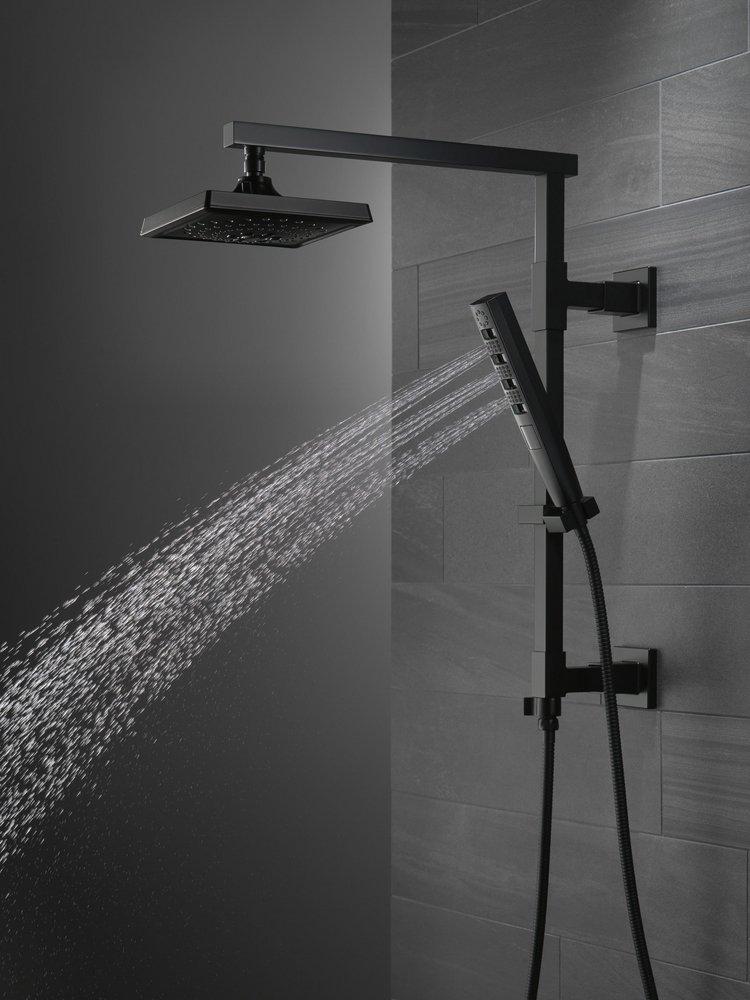 DELTA FAUCET Delta Faucet 58410-BL Emerge No Handle Multi Function Shower System in Matte Black