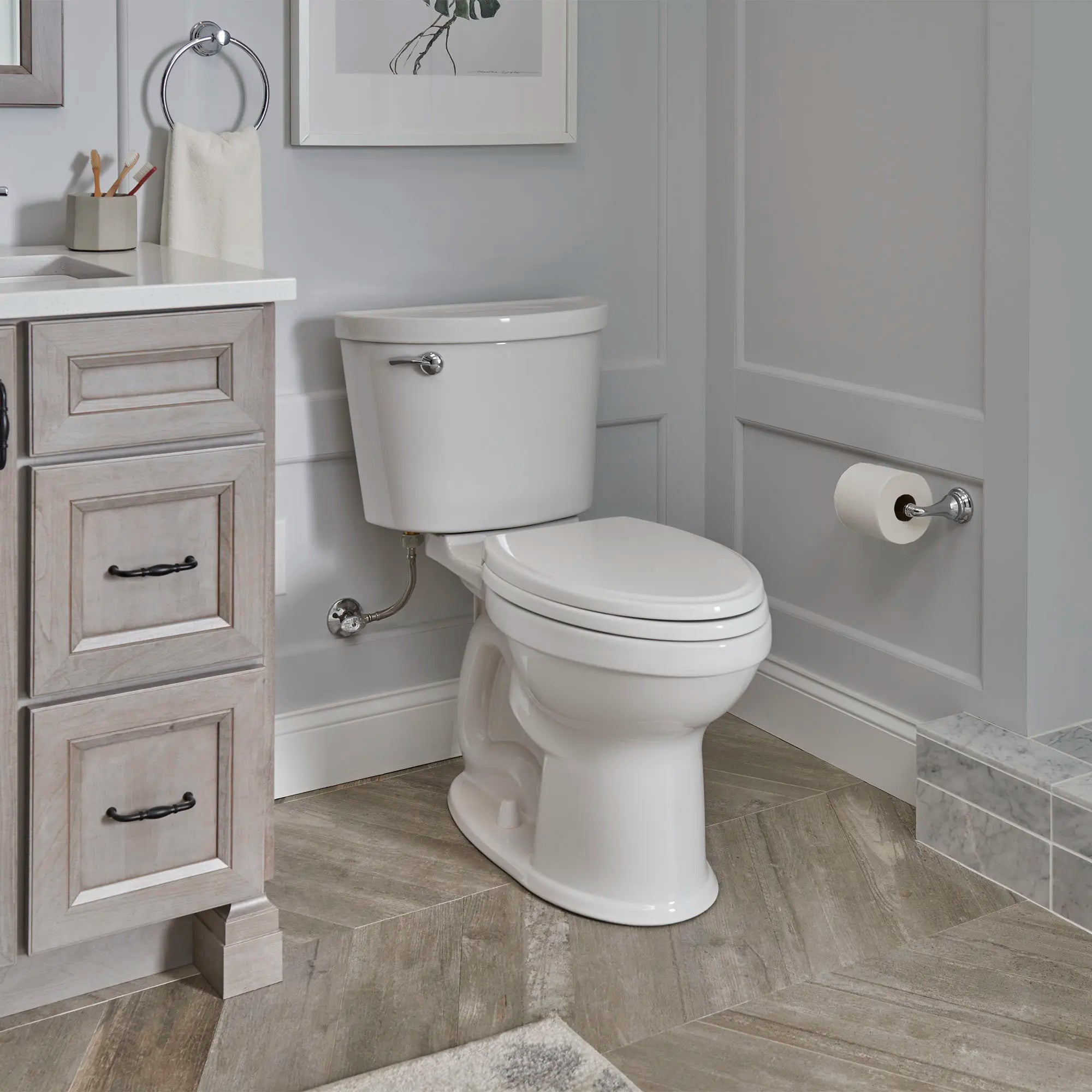 AMERICAN STANDARD GROHE 211AA104.020 Champion PRO Two-Piece Elongated Toilet