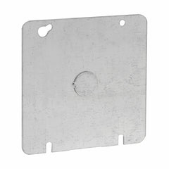 EATON Crouse Hinds TP572 Steel Flat Raised Cover 4-11/16 Inch x 4-11/16 Inch