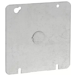 EATON Crouse Hinds TP572 Steel Flat Raised Cover 4-11/16 Inch x 4-11/16 Inch