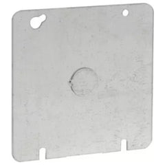 EATON Crouse Hinds TP572 Steel Flat Raised Cover 4-11/16 Inch x 4-11/16 Inch