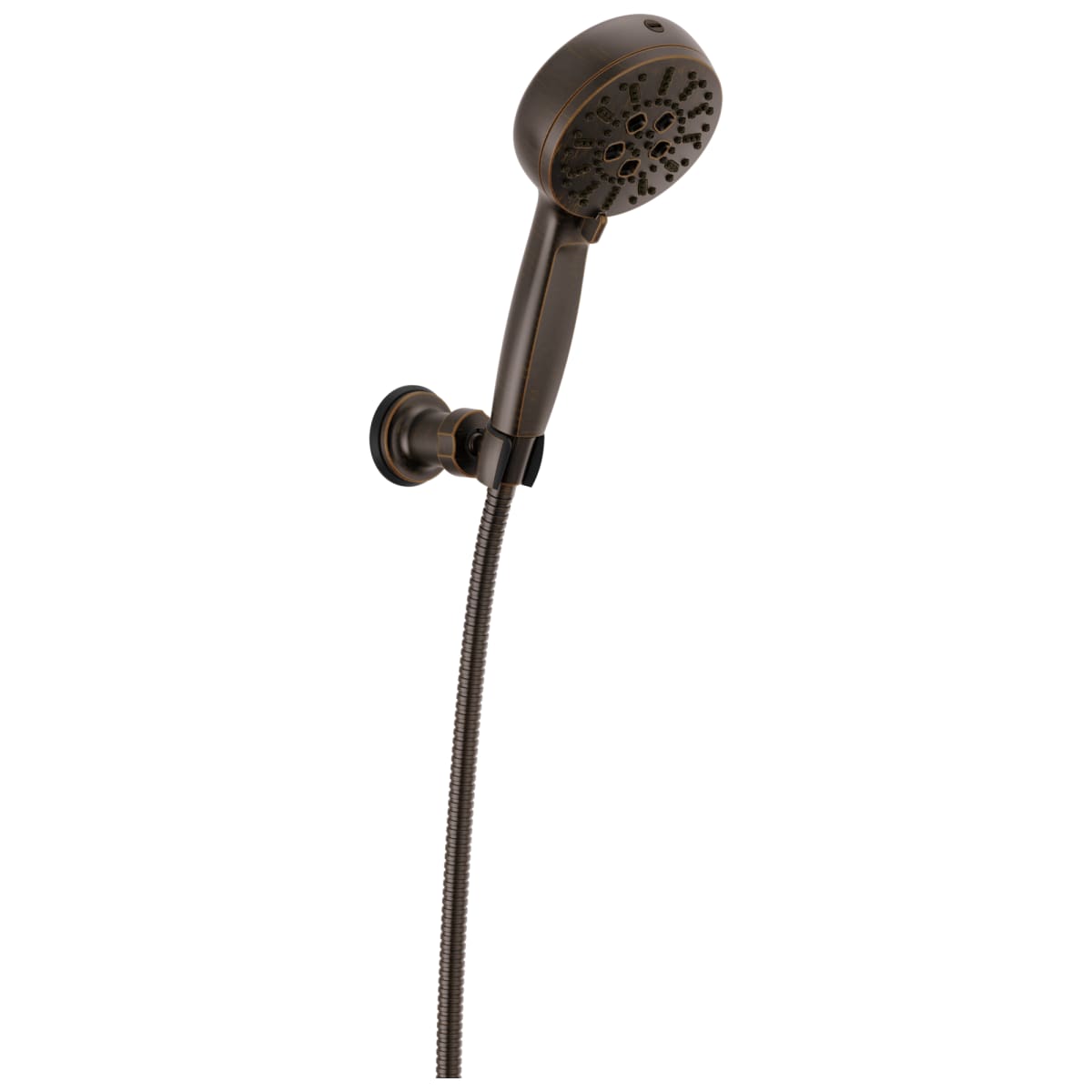 DELTA FAUCET Delta 55884-RB Universal Showering Components 7-Setting Wall Mount Hand Shower with Cleaning Spray