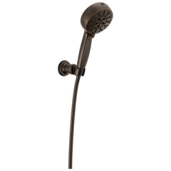DELTA FAUCET Delta 55884-RB Universal Showering Components 7-Setting Wall Mount Hand Shower with Cleaning Spray