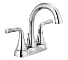 DELTA FAUCET Delta 2533LF-MPU Kayra Two Handle Centerset Bathroom Lavatory Faucet 1.2 GPM Chrome