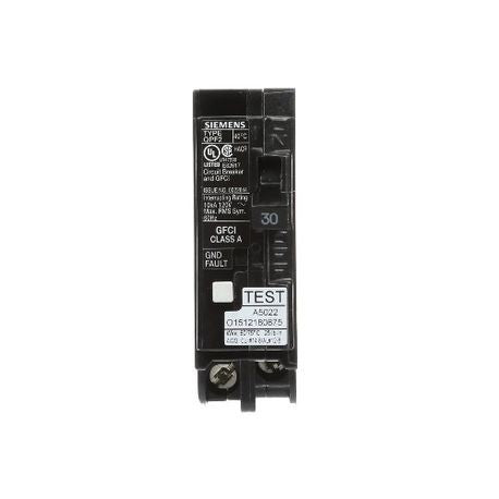 SIEMENS Siemens QF130A Ground Fault Circuit Breaker 120V 30A 10 kA Interrupt