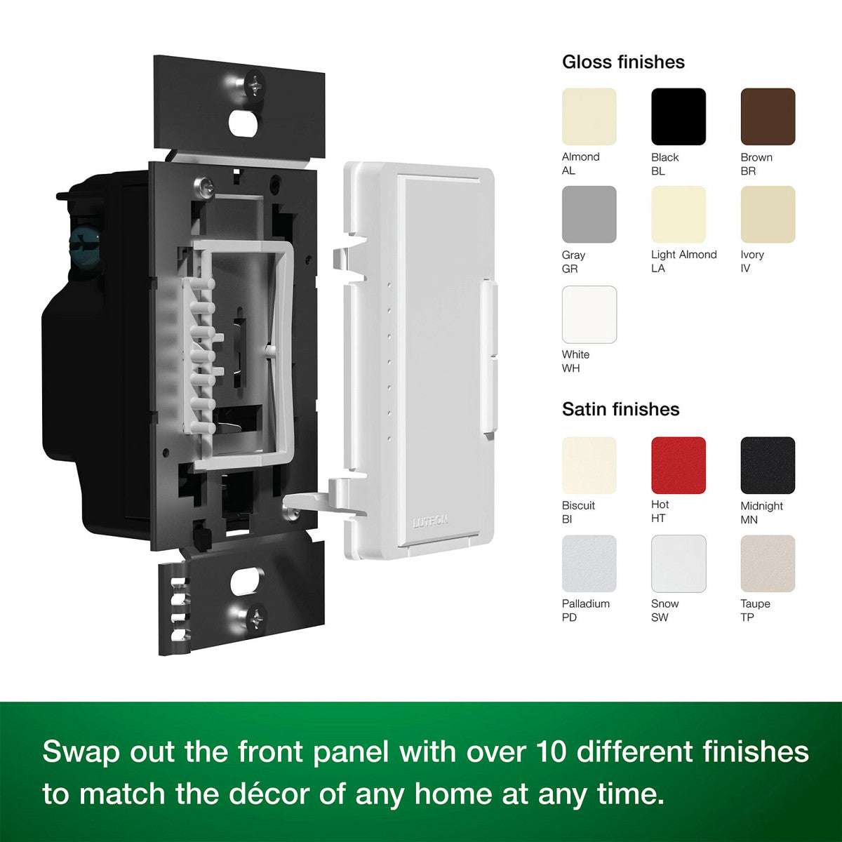 LUTRON Lutron MA-PRO-LA Maestro Single Pole, 3-Way, Multi-Location CFL/ELV/LED/MLV Dimmer, 500 Watts, Almond