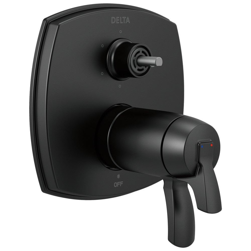 DELTA FAUCET Delta T27T976-BLLHP Stryke Thermostatic Integrated Diverter Trim with Six Function