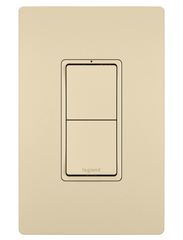 LEGRAND Wiremold RCD11I Combination Switch, 15A 120V - Ivory