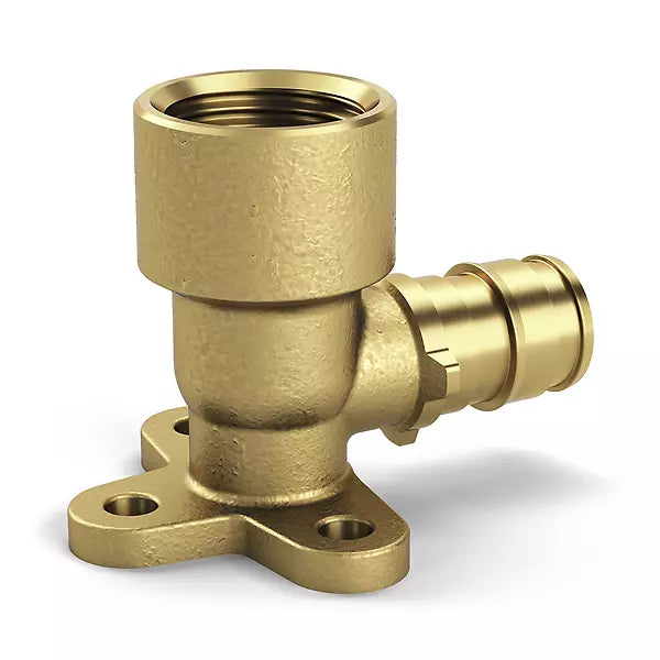 ZURN Zurn PEX QEDE33BFGX Expansion XL Brass PEX x FPT Drop Ear Elbow