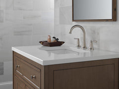 DELTA FAUCET Delta Faucet 3535-SSMPU-DST Saylor Two Handle Widespread Bathroom Sink Faucet in Brilliance Stainless
