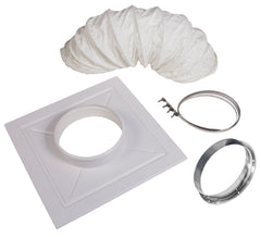 KWIKOOL Kwikool CK12SSS Single Ceiling Duct Kit with Stainless Steel Flange