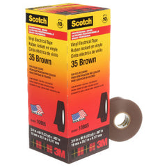 3M Scotch 35-BROWN-3/4X66FT Vinyl Electrical Color Coding Tape 66-ft x 3/4-Inch