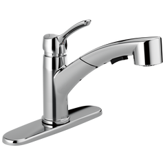 DELTA FAUCET Delta Faucet 4140-TP-DST Collins Single Handle Tract-Pack Pull-Out Kitchen Faucet