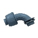 EATON Crouse Hinds LT20090NM Nylon Non-Metallic Liquid Tight 90-Degree Connector 2 Inch