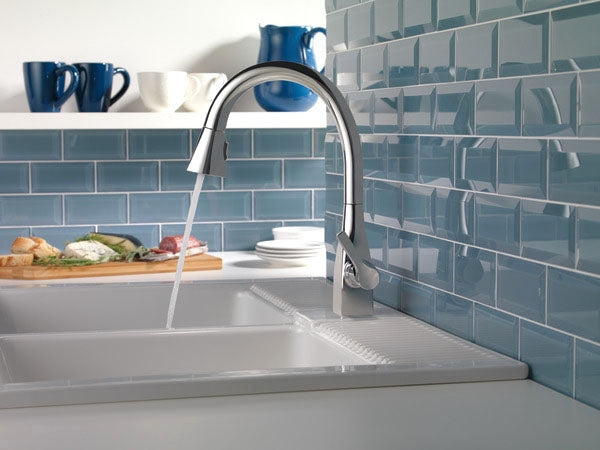 DELTA FAUCET Delta Faucet 9183-DST Mateo Single Handle Pull-Down Kitchen Faucet
