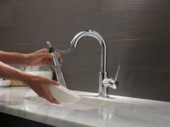 DELTA FAUCET Delta Faucet 9959-LS-DST Trinsic Single Handle Pull Down Bar Faucet