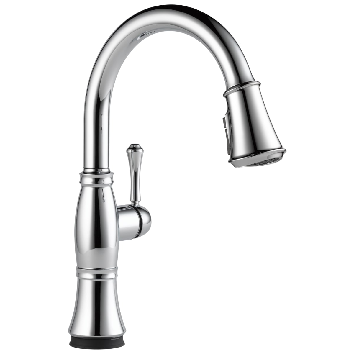 DELTA FAUCET Delta 9197T-PR-DST Kitchen Faucet Cassidy with Touch2O Technology 8 Inch Spread 1 Lever ADA
