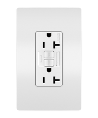 LEGRAND Pass & Seymour 2097W Duplex with LED Indicator Light Type, High Impact Resistant