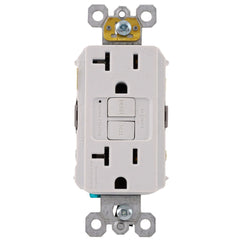 LEGRAND Pass & Seymour 2097W Duplex with LED Indicator Light Type, High Impact Resistant