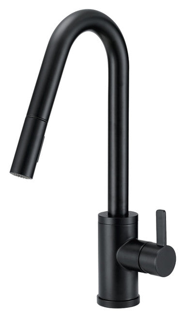 GERBER Gerber Plumbing D457230BS Amalfi Single Handle Pull-Down Kitchen Faucet 1.75gpm