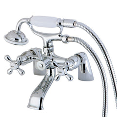 DELTA FAUCET DELTA T4746-SS-PR Delta Trillian: Two-Handle Roman Tub Trim with Hand Shower