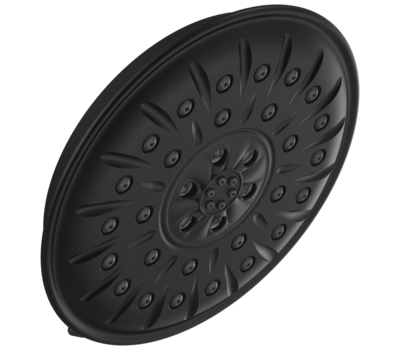 DELTA FAUCET Delta Faucet 52487-BL H2Okinetic 1.75 GPM 4-Function Round Showerhead with UltraSoak