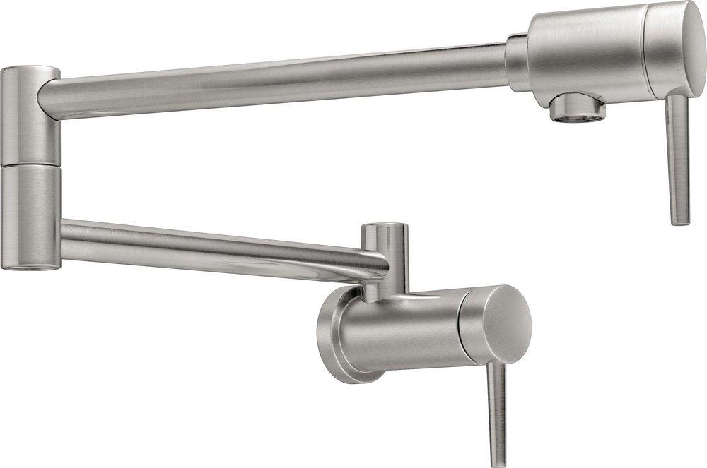 DELTA FAUCET Delta Faucet 1165LF-SS Contemporary Wall Mount Pot Filler