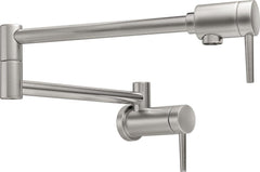 DELTA FAUCET Delta Faucet 1165LF-SS Contemporary Wall Mount Pot Filler